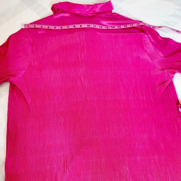 Sleeper Origami Pajamas Top Hot Pink Size S NWT - Picture 11 of 12